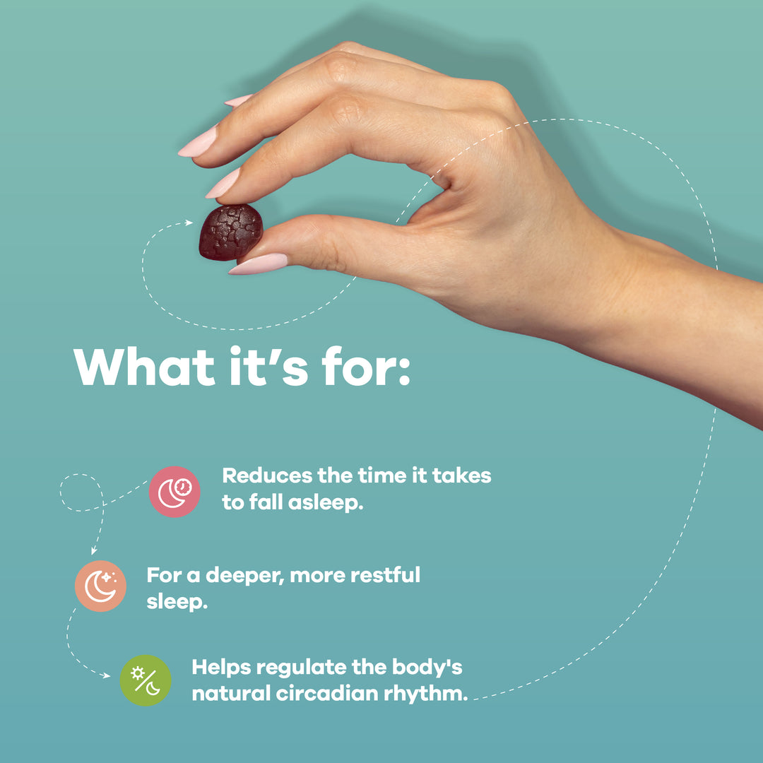Vegan gummies for deep sleep and beauty restoration