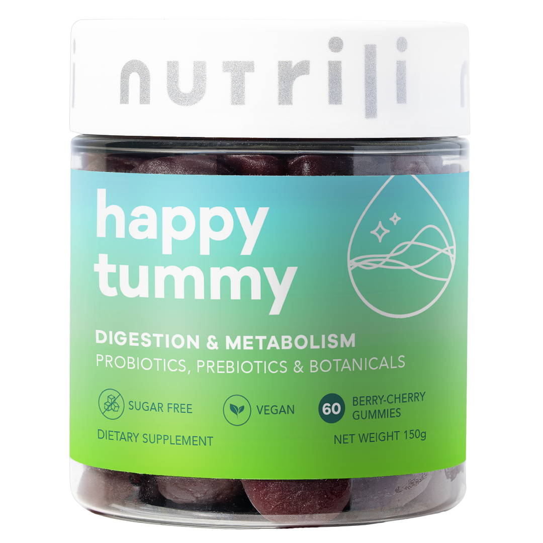 Hair and nails gummies with gut health benefits