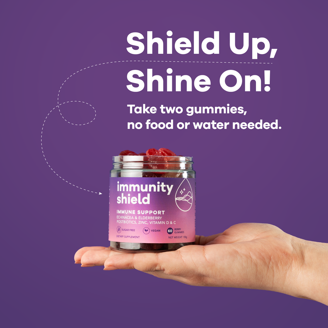 Orange vitamin gummies for daily immune defense