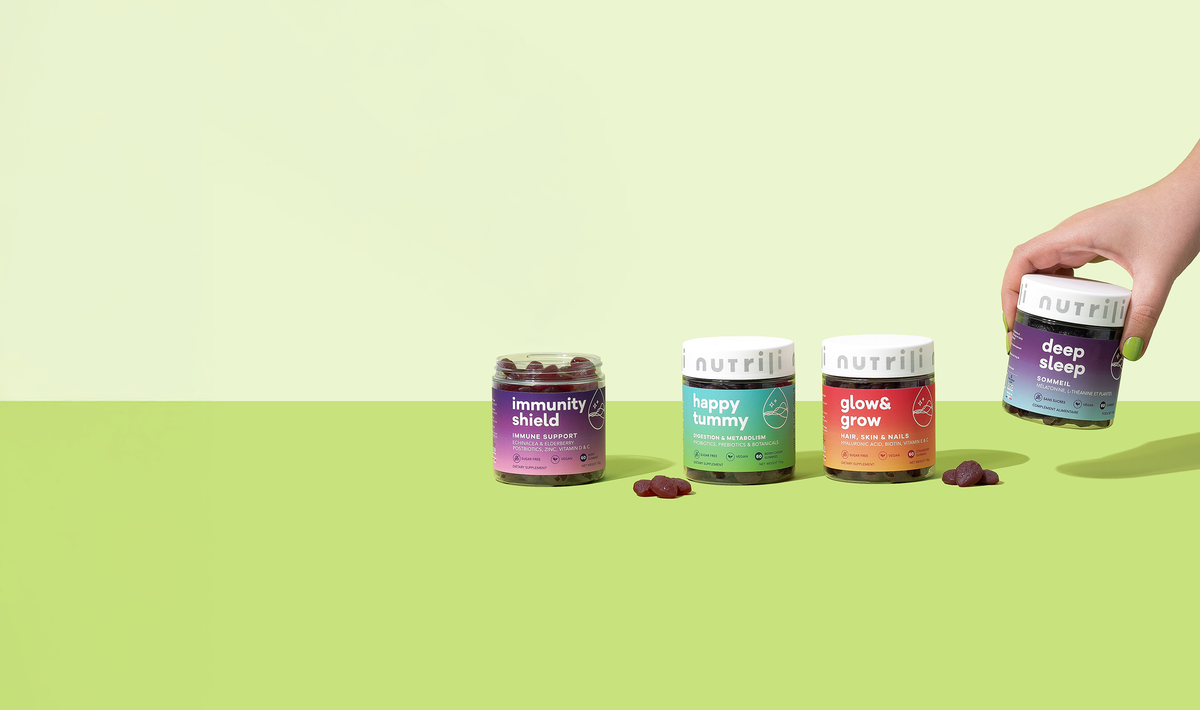 Vegan gummies bundle for sleep and skin