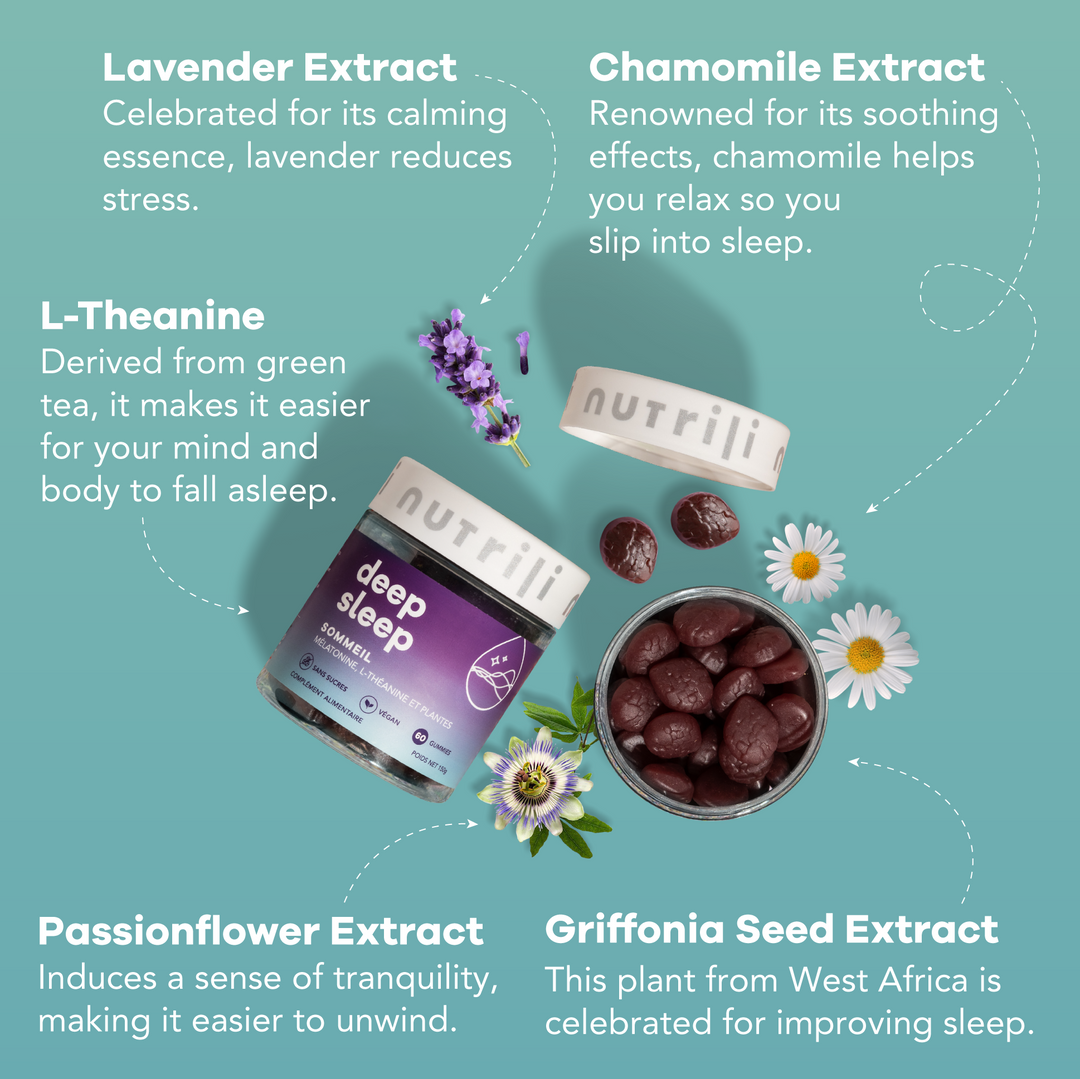 Sleep cycle support gummies with herbs