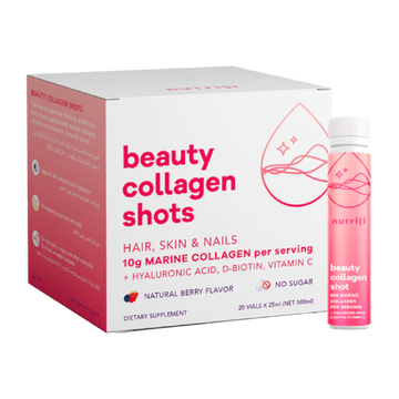 Collagen supplement for skin in liquid shot form